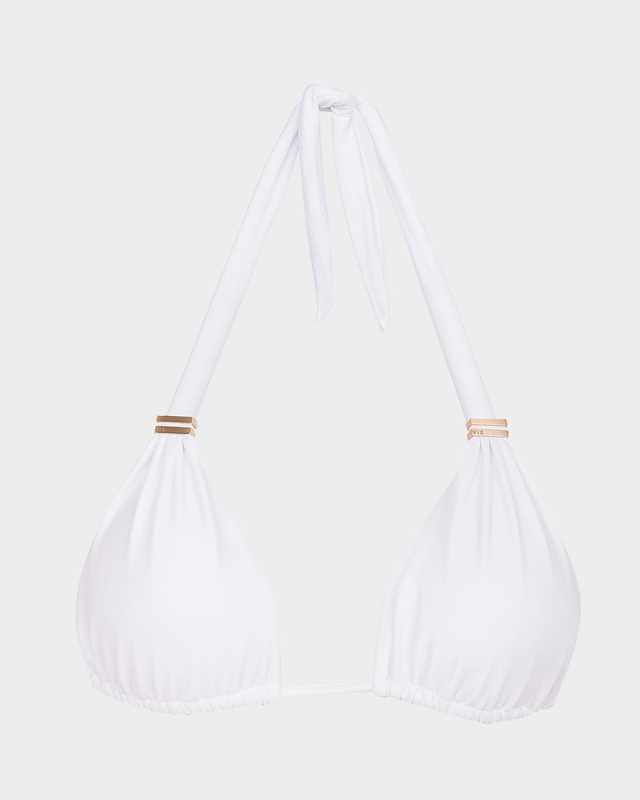 Bia Solid Swim Top, White (Available in Extended Cup Size)